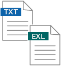 TXT・EXCELアイコン